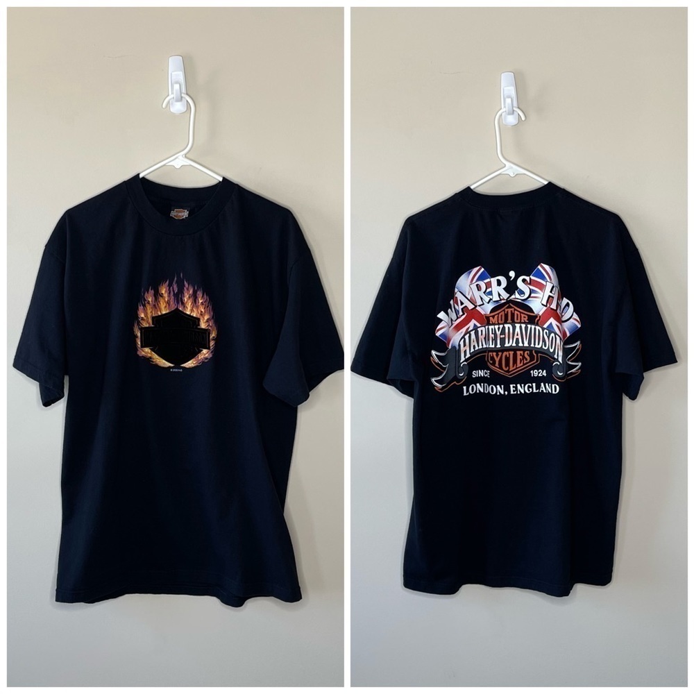Harley Davidson T Shirt Warr’s H-D England 2000
